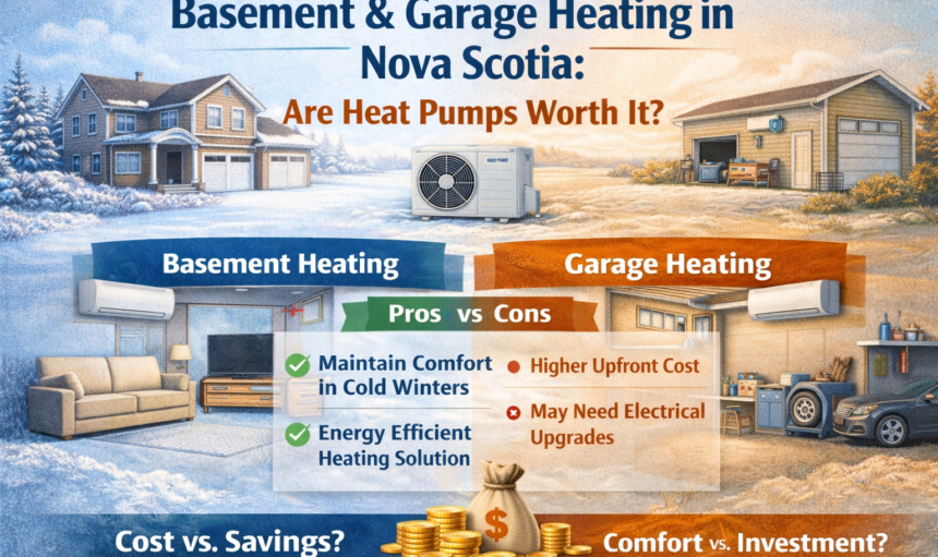 basement garage heating Nova Scotia