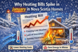 Why Heating Bills Spike in January in Nova Scotia Homes