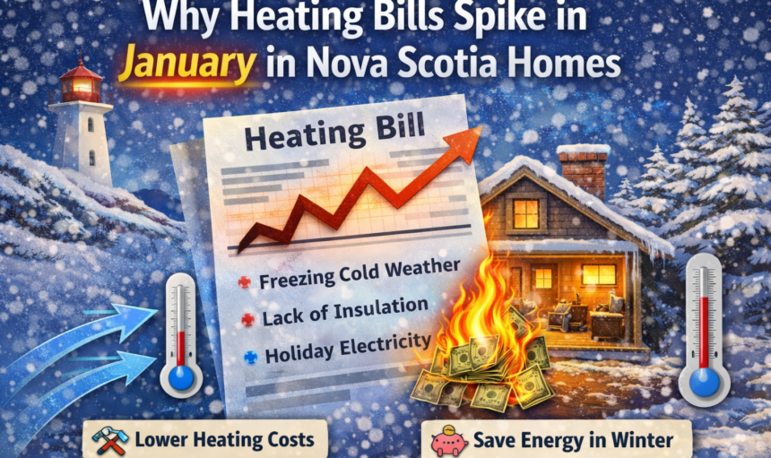 Why Heating Bills Spike in January in Nova Scotia Homes