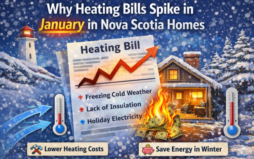 Why Heating Bills Spike in January in Nova Scotia Homes