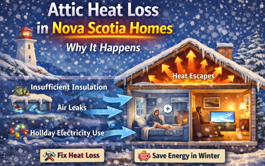 Attic Heat Loss in Nova Scotia Homes: Why It Happens