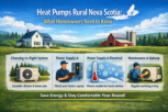 Heat Pumps Rural Nova Scotia: What Homeowners Need to Know