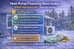 Heat Pump Financing Nova Scotia: What Homeowners Should Know