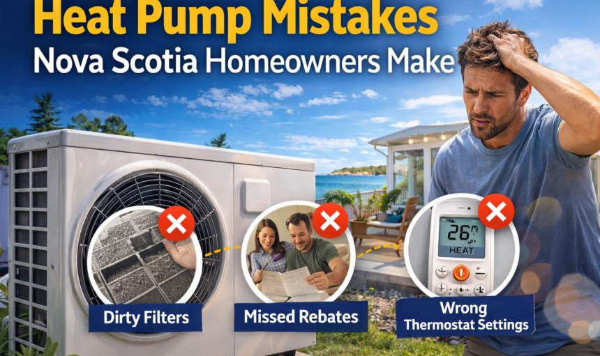 Heat Pump Mistakes Nova Scotia Homeowners Make