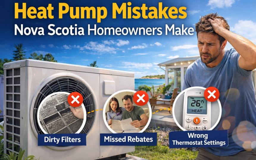 Heat Pump Mistakes Nova Scotia Homeowners Make