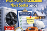 prepare for heat pump installation Nova Scotia